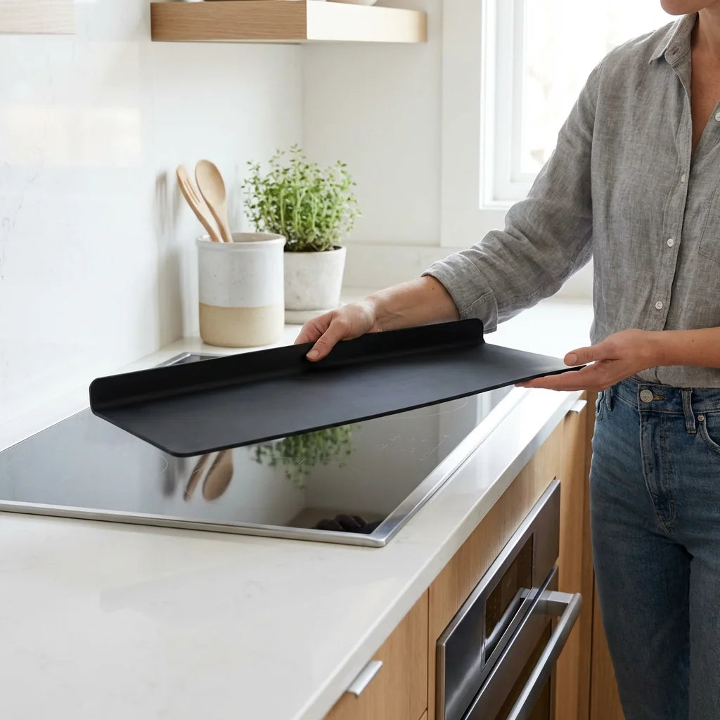 KitchenFlex™ Universal Silicone Magnetic Stove Shelf (Flexible Fit)