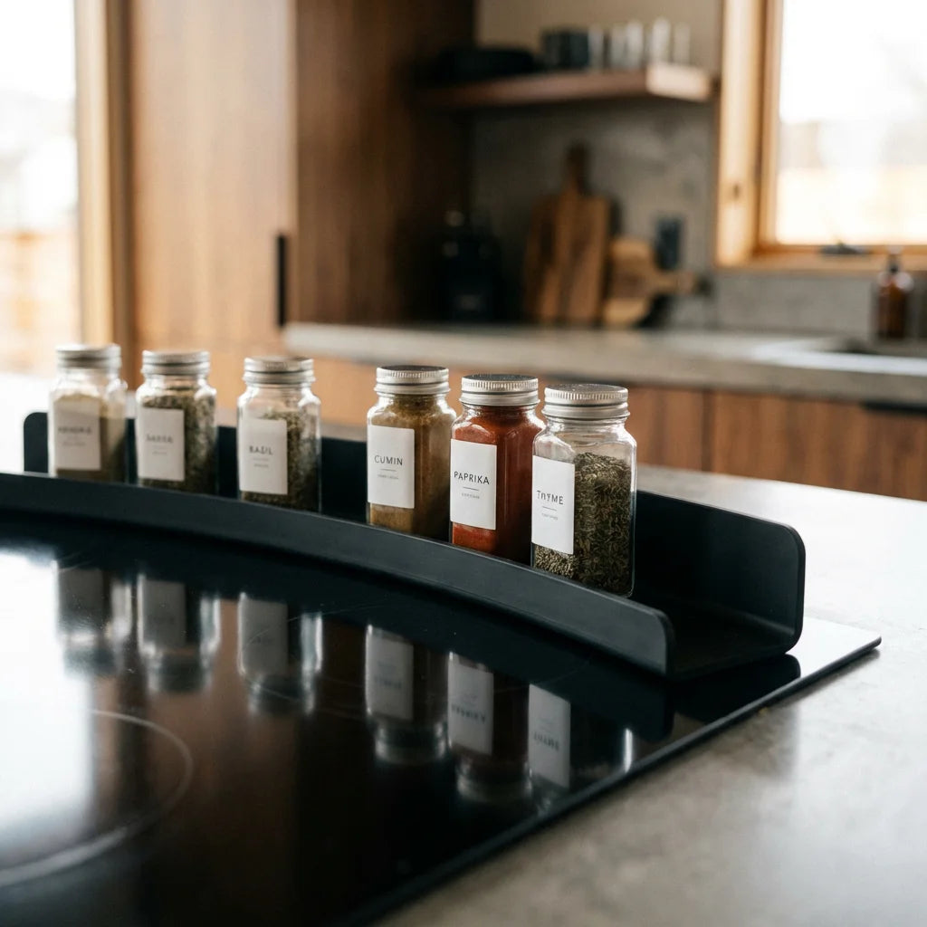 KitchenFlex™ Universal Silicone Magnetic Stove Shelf (Flexible Fit)